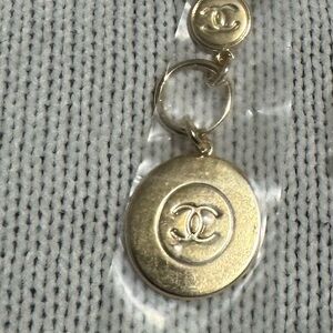 CHANEL Gold Logo Keychain Collection